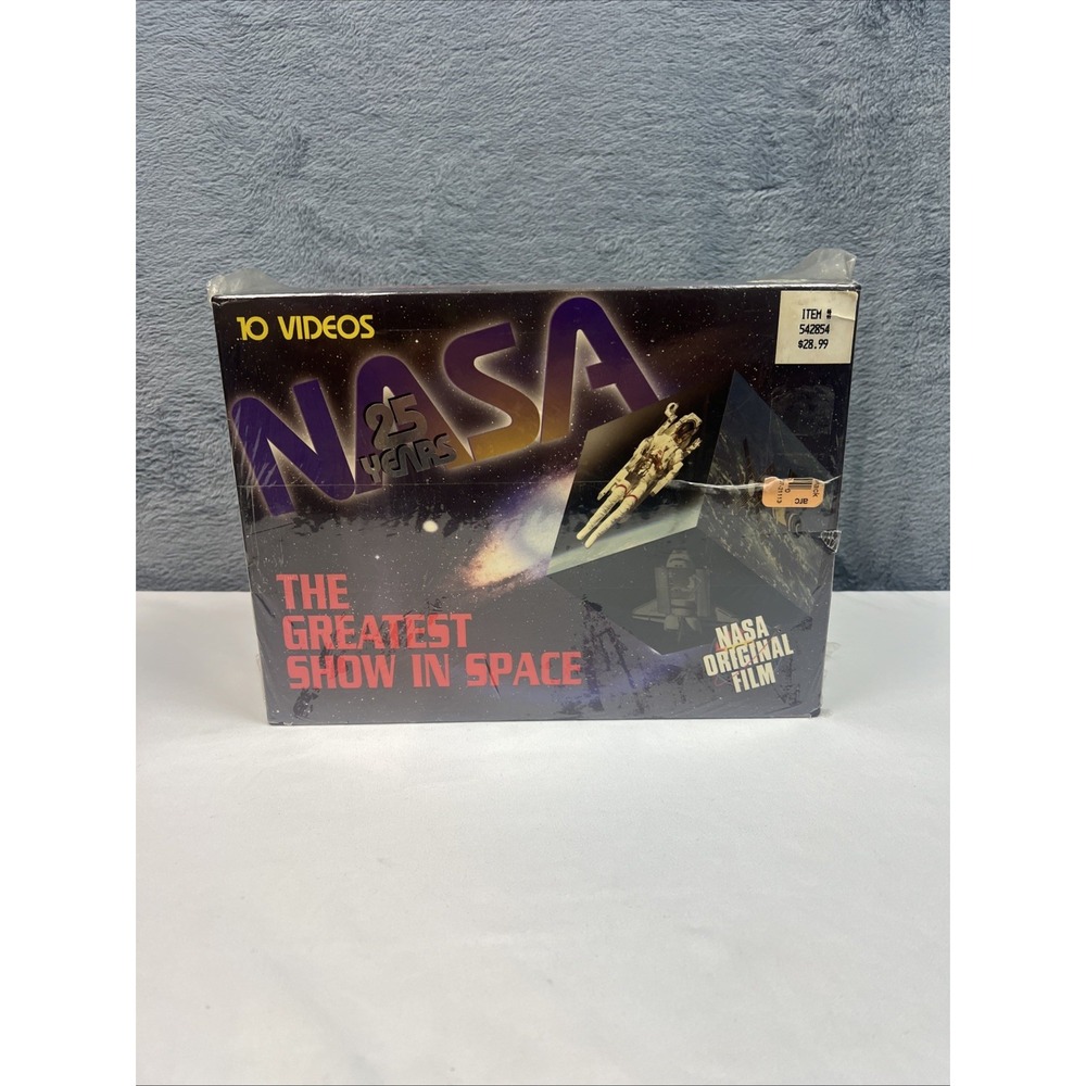 NASA 25 Years: The Greatest Show In Space Collection - 10 Pack (VHS/EP, 1999 NEW